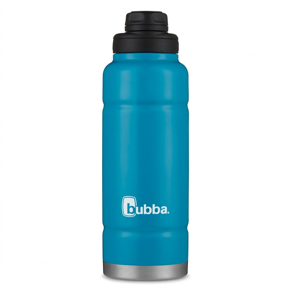 High-resolution hero shot of the 40 oz Bubba Trailblazer, tuiti fruity blue.