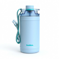 High-resolution hero shot of the bubba 2225365 64oz Insulated Stainless Steel Water Jug, Daydreamin' blue, on a pure white background.