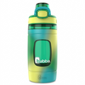 The Bubba Flo 16oz water bottle in Fresh Fern Tie-Dye, featuring a gradient design and secure locking cap.
