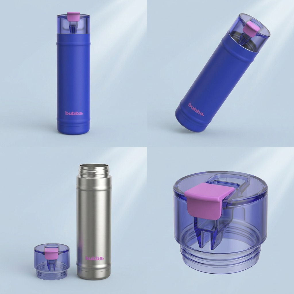 A visual grid comparing the bubba DualSip 24oz water bottle with similar bubba models.